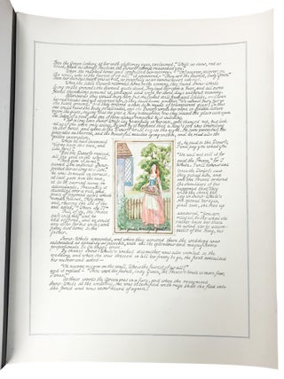 Fine Watercolor Pen & Ink -Snow White and the Seven Dwarfs
