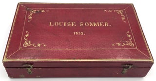 Gilt Morocco Glove Box of Louise Sommer