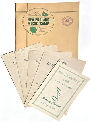Item #22005329 New England Music Camp Ephemera