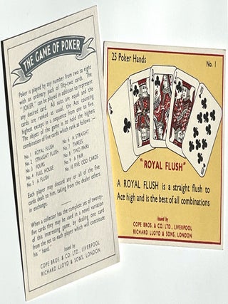 Complete Set of Cards Illustrating Different Poker Hands
