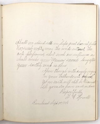 Autograph Book of Addie [Raynor?]