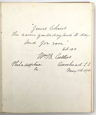 Autograph Book of Addie [Raynor?]