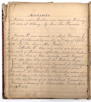 Commonplace Book of Louis McCrea