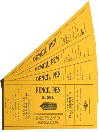 Collection of Edwardian Pen Nib Labels and Advertising Ephemera