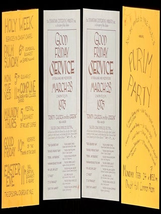 Collection of Ninety-Three (93) Posters Promoting Social Justice, Arts and Culture Events at Yale in the Early- to Mid-1970s
