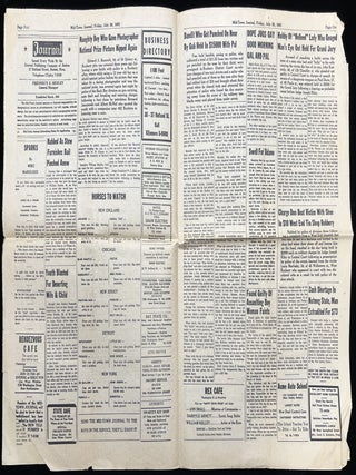 "GIRL PEDDLES LOVE ON FLY" -- Four (4) Issues of the Scandal Sheet "Mid-Town Journal", 1950-1953