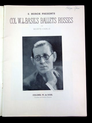 Ballets Russes de Monte Carlo Program