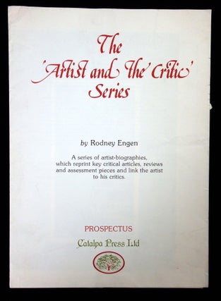Item #22018403 The 'Artist and the Critic' Series Plan and Description Prospectus