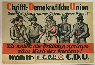 Item #2201866 Christian Democratic Union Election Poster