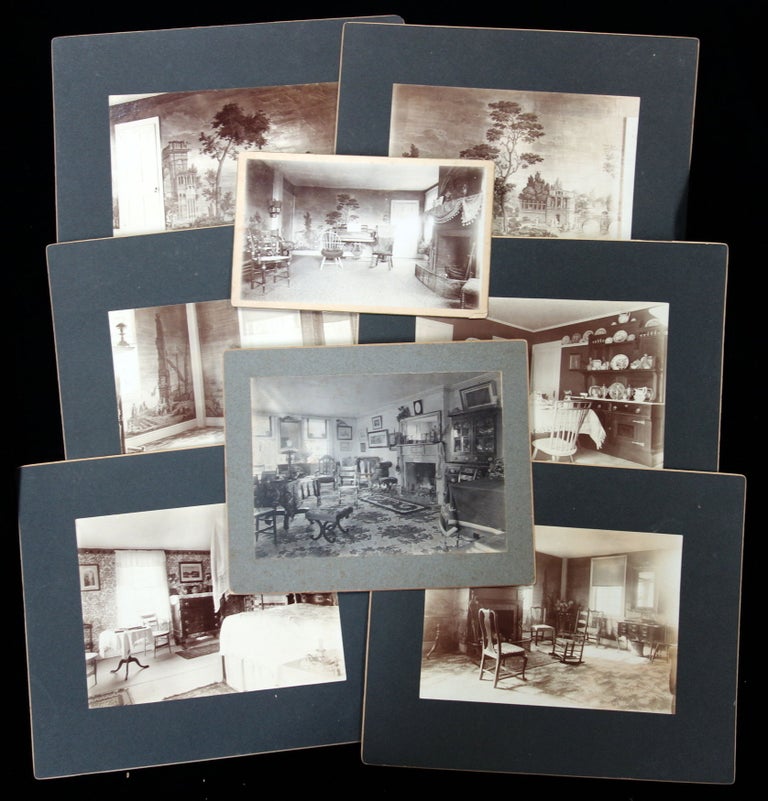 Item #22023200 Eight (8) Mounted Photographs of the Phineas Bemis House in Dudley, MA, 1805-2005