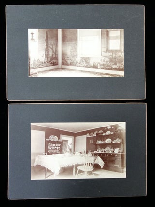 Eight (8) Mounted Photographs of the Phineas Bemis House in Dudley, MA, 1805-2005
