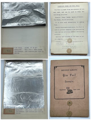 Item #23000141 Sample Book - Superior Quality Tin Foil Samples