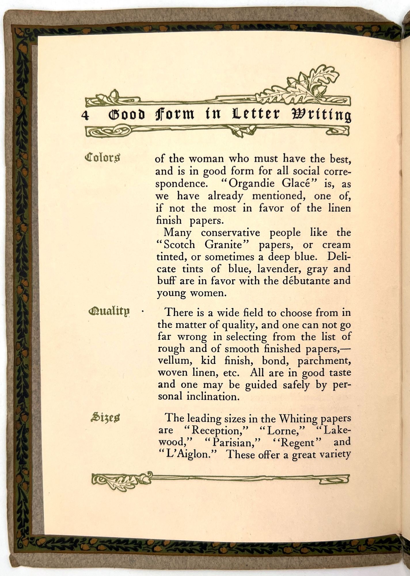 Letter Writing Edicate Examples Good Form in Letter Writing
