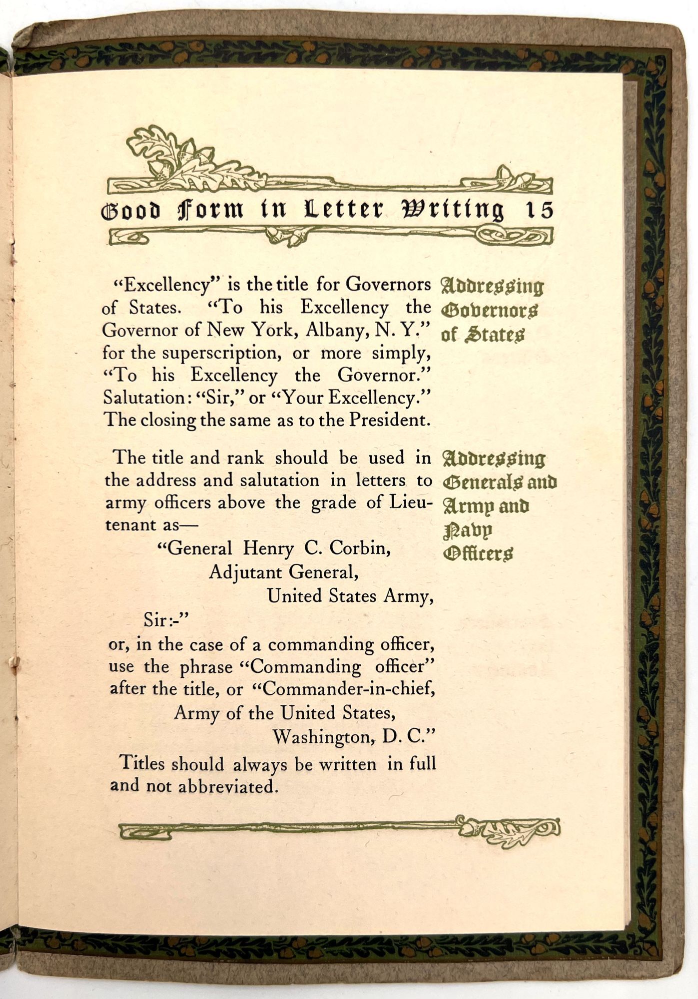 Letter Writing Edicate Examples Good Form in Letter Writing