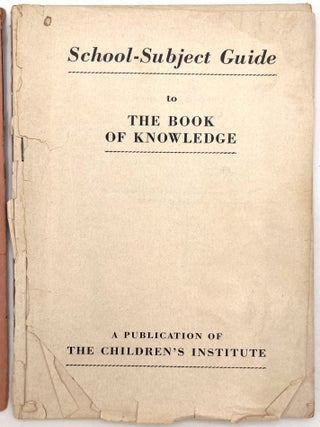 Two (2) Trivia and General Knowledge Books Advertising "The Book of Knowledge" to Children