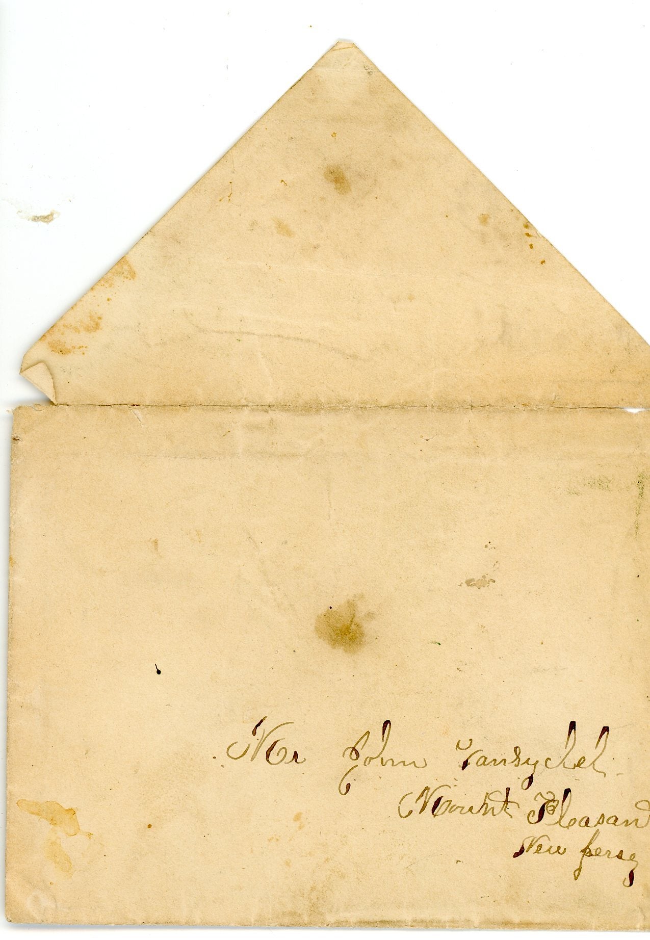 Plaited Letters Friendship Letter with eternal ring plaited hair from Emma to John Van ...