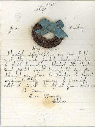 Plaited Hair & Hearts - Friendship note between cousins
