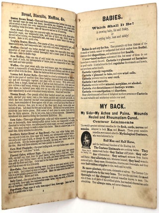 Housekeeper's Receipt Book -- Advertising Family Medicines to Homemakers