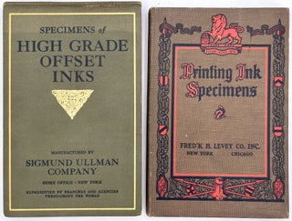 Item #23000523 Collection of American Printing Paper, Ink, Book Cloth Samples and Specimen Books,...