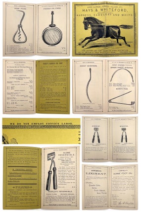 Item #23000548 Hays & Whiteford Trade Catalogue - Equestrian Equipment