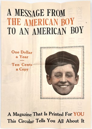 Item #23000602 Printed Circular Advertising "The American Boy" Magazine