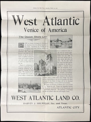 Item #23000623 West Atlantic: Venice of America. West Atlantic Land Co