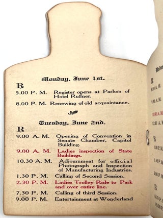 Die-cut in the Shape of a Medicine Bottle - Pharmaceutical Association Program