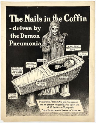 Item #23000723 The Nails in the Coffin Driven by the Demon Pneumonia. J F. Muller