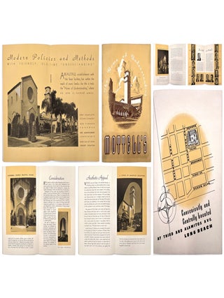 Brochure Promoting the J.J. Mottell Mortuary and Tourism Interests in Long Beach, California