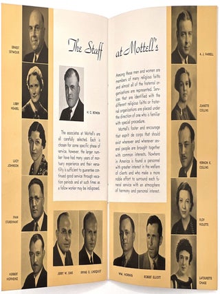 Brochure Promoting the J.J. Mottell Mortuary and Tourism Interests in Long Beach, California