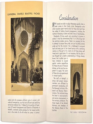 Brochure Promoting the J.J. Mottell Mortuary and Tourism Interests in Long Beach, California