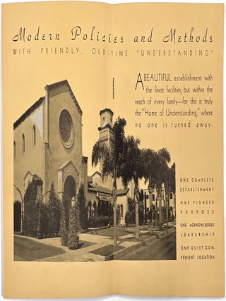 Brochure Promoting the J.J. Mottell Mortuary and Tourism Interests in Long Beach, California