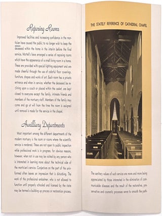 Brochure Promoting the J.J. Mottell Mortuary and Tourism Interests in Long Beach, California
