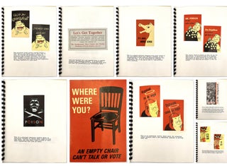 Item #23000812 AFL-CIO Trade Union Sample book 30-Second Leaflets for organizing purposes; picket...
