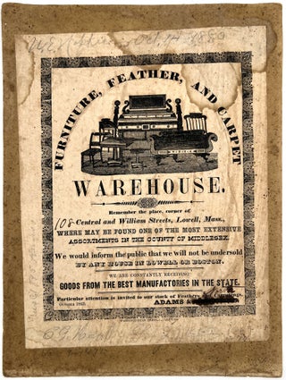 Item #23000847 Illustrated Furniture, Feather, and Carpet Warehouse Printed Broadside