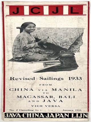 Java-China-Japan Lijn Revised Sailings 1933