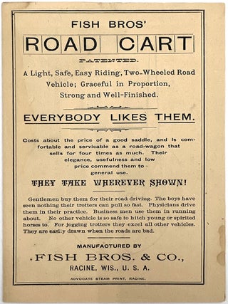 Item #23001243 Fish Bros' Road Cart
