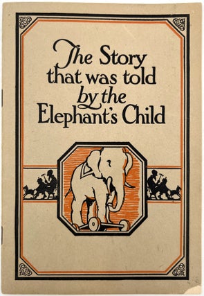 Item #23001274 The Story that was told by the Elephant's Child - Aging in America
