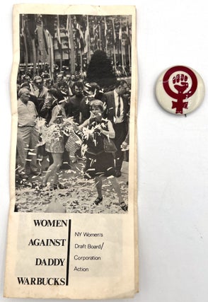 Item #23001296 "Women Against Daddy Warbucks" -- Anti-Vietnam War Draft Statement and Original...