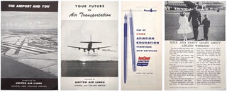 Item #23001340 Four (4) Items Promoting Careers with United Air Lines, 1957-1958