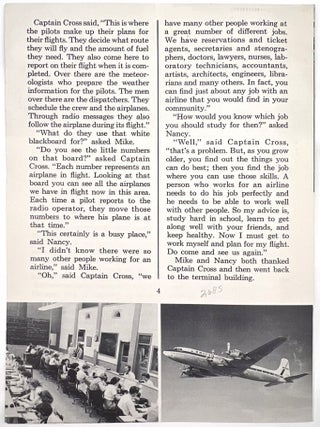Four (4) Items Promoting Careers with United Air Lines, 1957-1958