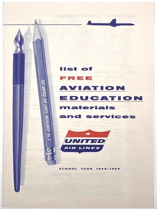 Four (4) Items Promoting Careers with United Air Lines, 1957-1958