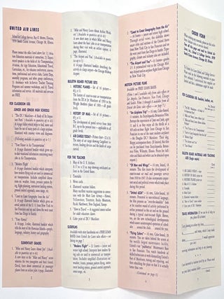 Four (4) Items Promoting Careers with United Air Lines, 1957-1958