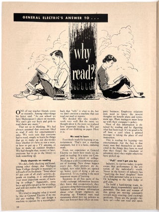 Careers at General Electric -- Five (5) Publications Courting Young Talent, 1956-1968