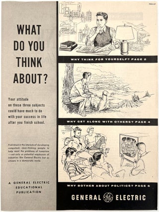 Careers at General Electric -- Five (5) Publications Courting Young Talent, 1956-1968