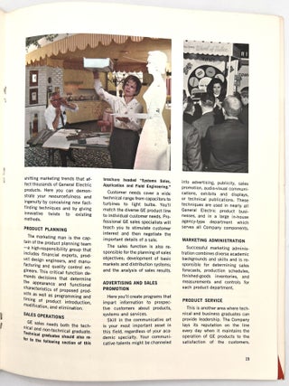 Careers at General Electric -- Five (5) Publications Courting Young Talent, 1956-1968