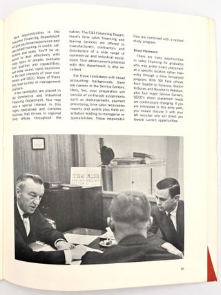 Careers at General Electric -- Five (5) Publications Courting Young Talent, 1956-1968