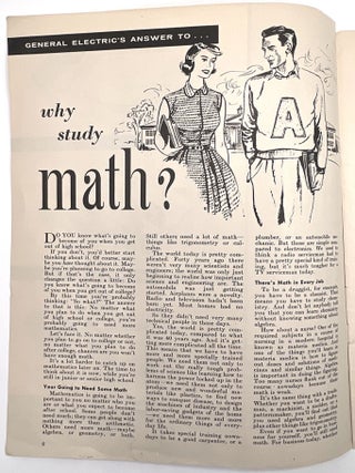 Careers at General Electric -- Five (5) Publications Courting Young Talent, 1956-1968