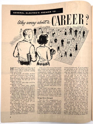 Careers at General Electric -- Five (5) Publications Courting Young Talent, 1956-1968