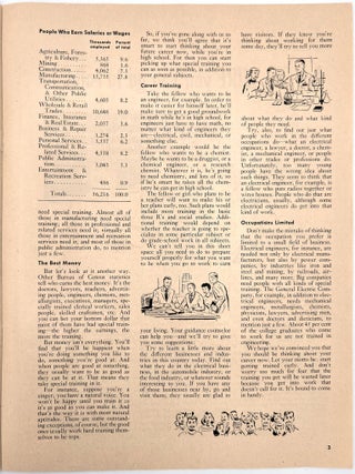 Careers at General Electric -- Five (5) Publications Courting Young Talent, 1956-1968